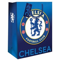 Chelsea Fc - Medium Colour Gift Bag - Cards Gift Wrap - F300Z