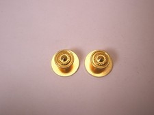 SINGLES 2 5/16" Round Gold Tone Vintage Formal Tux Groom Prom Shirt Stud f22