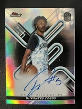 De'Vontes Cobbs 2022-23 Finest Overtime Elite OTE Auto Rookie
