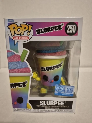 Funko Pop! Ad Icons Slurpee 7 Eleven Exclusive Vinyl Figure #250 Tye-dye Diamond