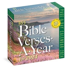 365 Bible Verses-A-Year for 2024 Pa..., Workman Calenda