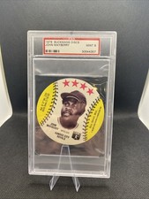 1976 MSA Buckmans Discs John Mayberry Kansas City Royals PSA 9