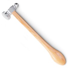 Chasing Hammer for Jewelry Making, Two-Sided Jewelers Hammer, 14mm Ball Pein ...