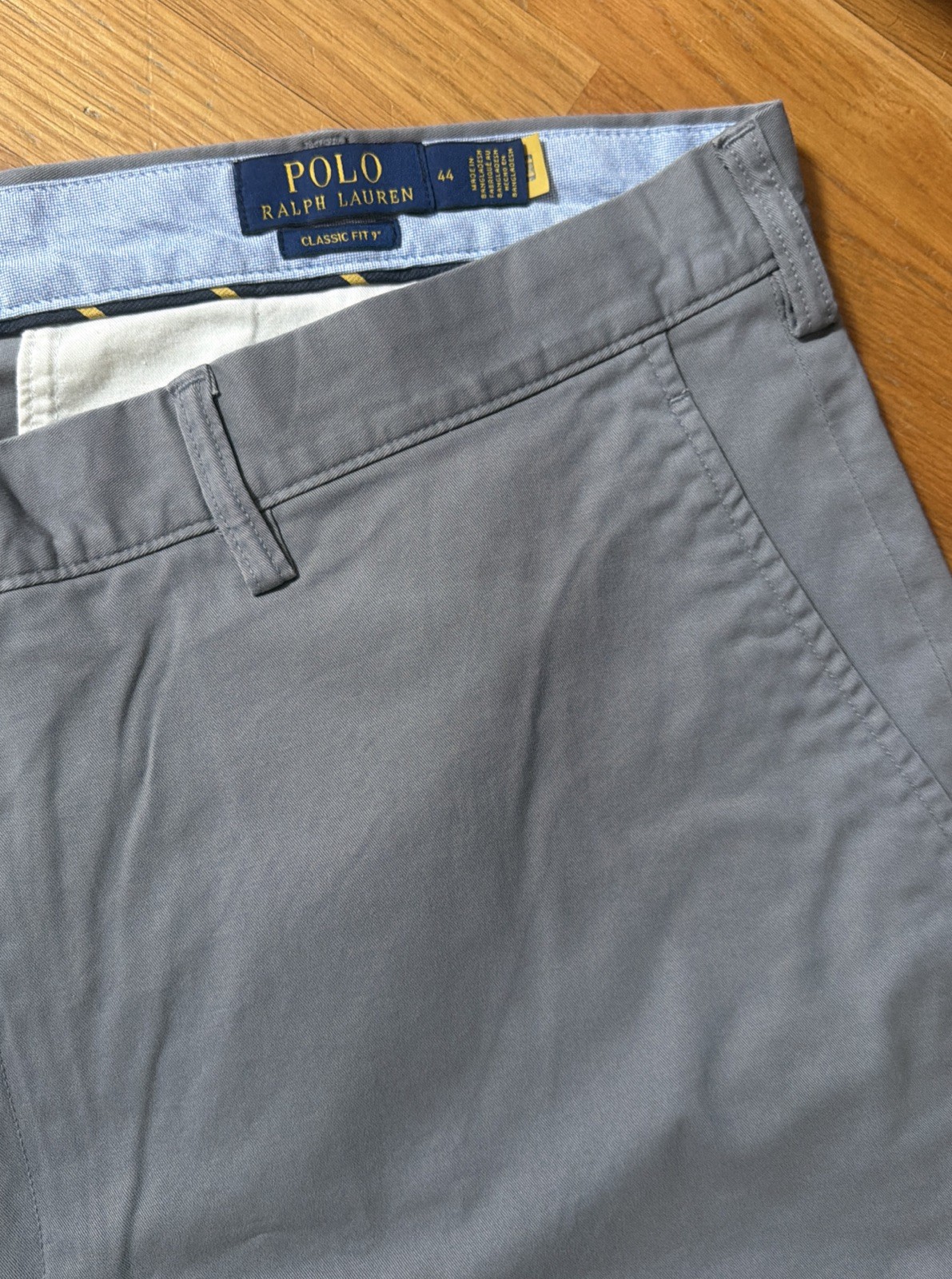 Polo Ralph Lauren Classic Fit 9" Grey Gray Cotton Shorts Men's NWT MSRP $98.50 thumbnail 4