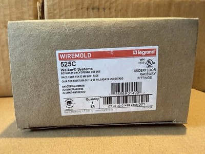 Wiremold 525C 525-Series Series Four-Piece Communication Service Fitting