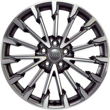 GENUINE AUDI A5 8T 19" INCH 15 SPOKE GREY/CUT ALLOY WHEEL X1 8W0601025BJ