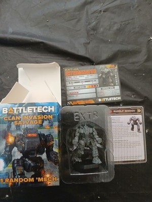 Battletech Exterminator Mech + Pilot Cards Alpha Strike Comstar Command Catalyst