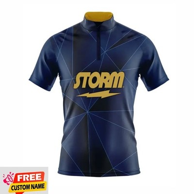 Custom Name Storm Columba Bowling Jersey Shirt S-5XL NEW