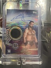 Topps WWE Drew McIntyre Undisputed Autographs Relics /99 Event-Used Autograph