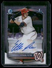 2025 Bowman Draft #CPA-EP Ethan Petry Chrome Prospect Autographs