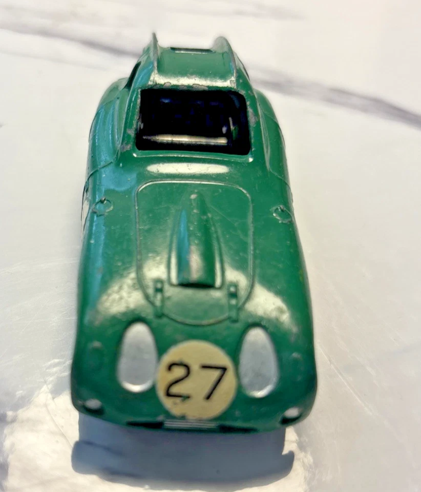 Coche fundido a presión verde Meccano Inglaterra años 50 Dinky Toys Bristol 450 #163 vintage Foto 3 de 4