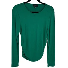 Banana Republic New! Soft Luxe Green Sweater Crew Neck Winter Soft Casual L