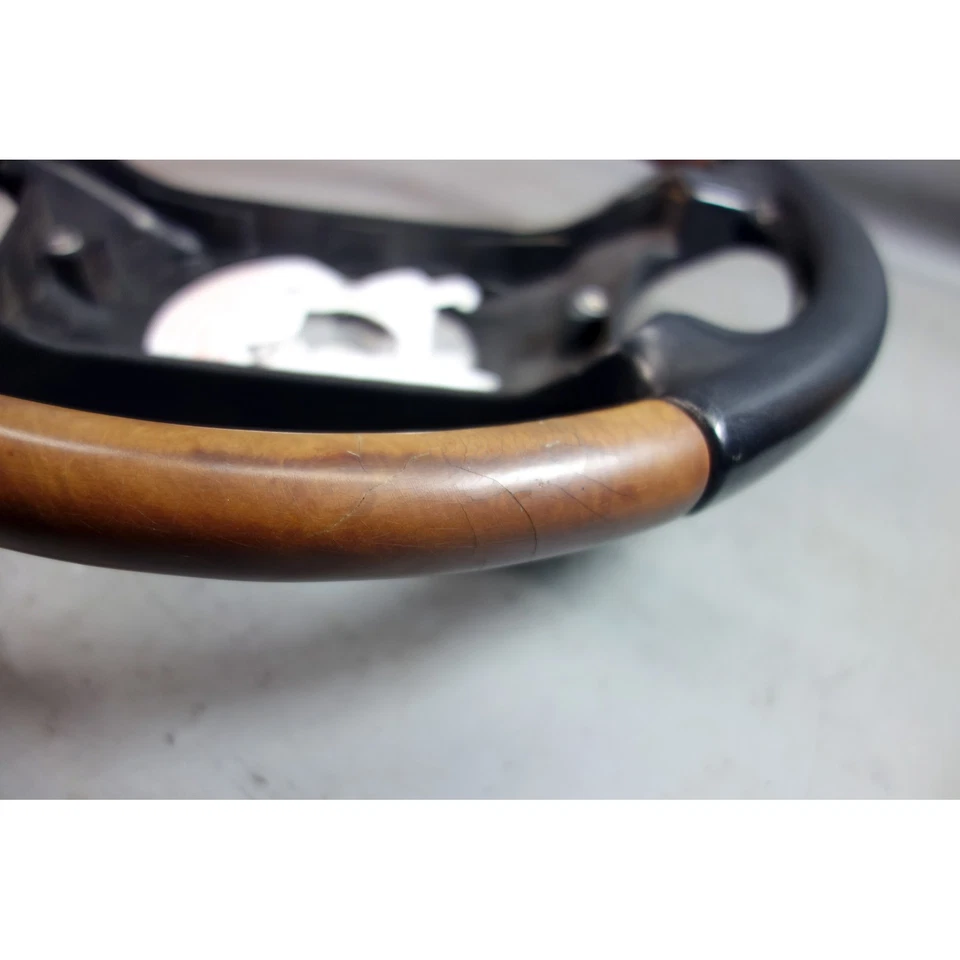 Volante BMW Z3 Roadster Coupé 96-99 dañado de fábrica madera cuero arce OE Foto 4 de 4