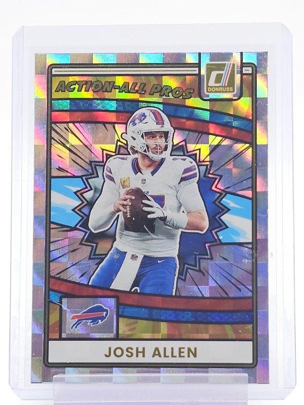 JOSH ALLEN 2025 DONRUSS ACTION-ALL PROS #AAP-JAL BILLS Q7262