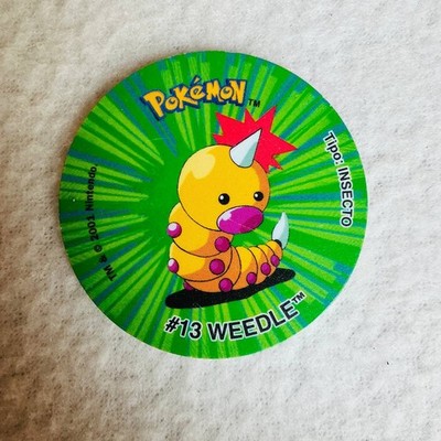 Pokemon Nintendo Tazos Attack 2 2001 # 13 Weedle