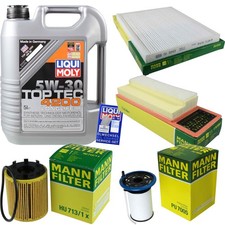 Kit Di Ispezione Filtro LIQUI MOLY Olio 5L 5W-30 Per Fiat Doblo Gran Volume