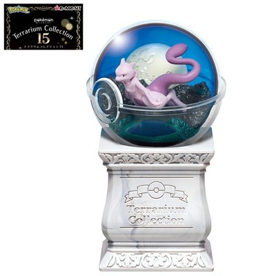 RE-MENT Pokemon Terrarium Collection 15 Pedestal Poke Ball Mini Figure #2 Mewtwo