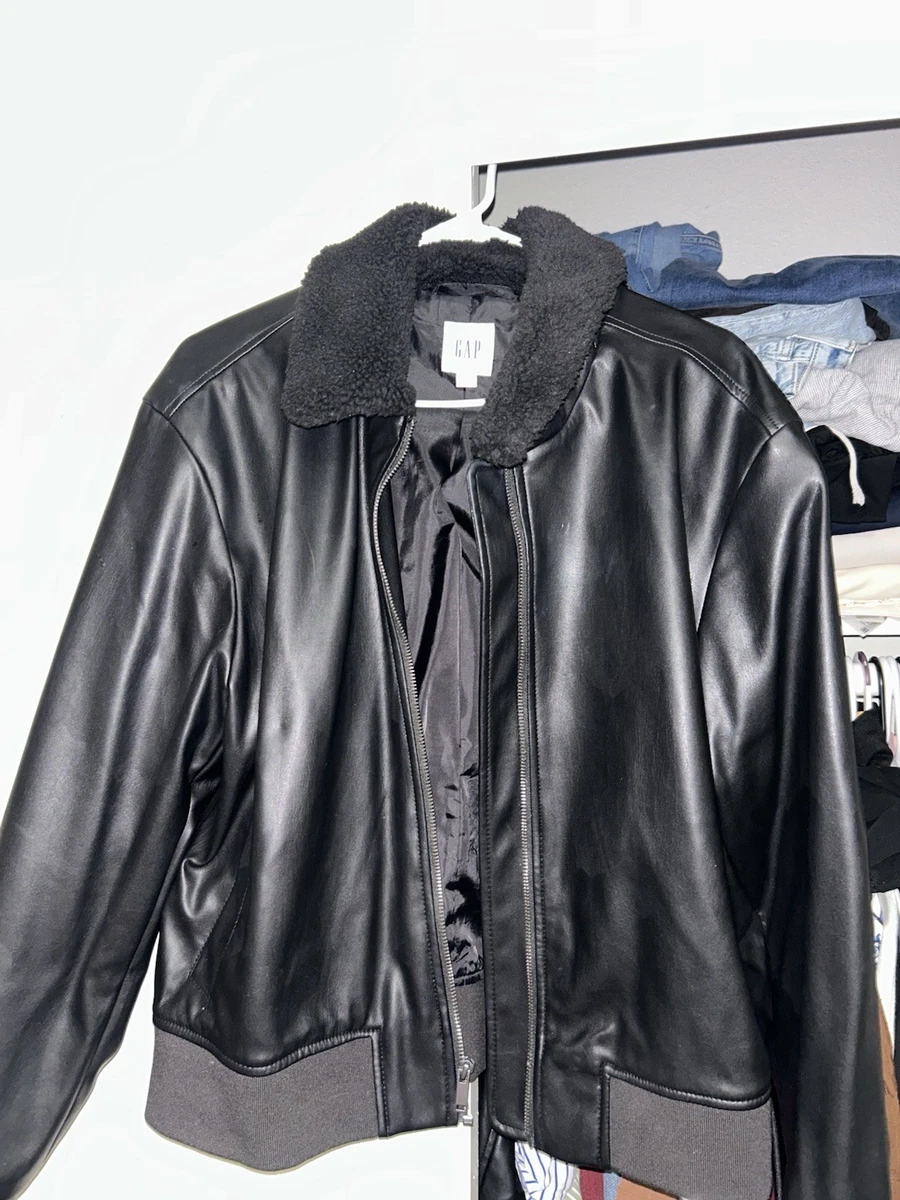 Gap Zip Leather Outer Shell Coats, Jackets & Vests for Men for