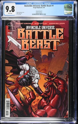 Invincible Universe: Battle Beast #1 Cover D-CGC 9.8