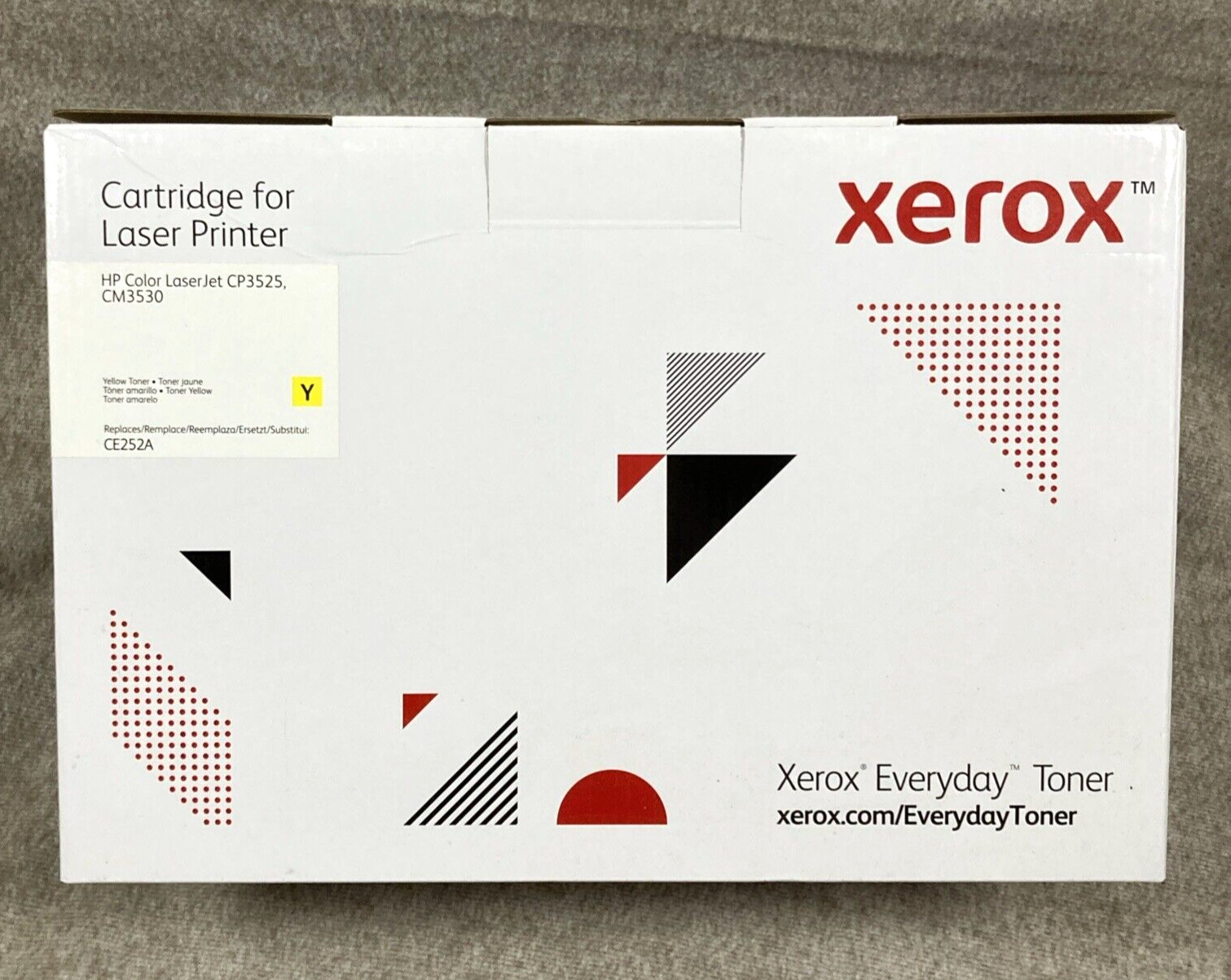 Xerox Everyday Yellow Toner for HP 504A CE252A CP3525 CM3530 006R03673 Cartridge