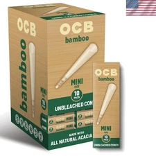 America's First Bamboo Rolling Papers - 10 Mini Cones