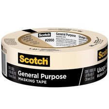 3M 2020-36A 1-1/2" Scotch General Purpose Masking Tape 2-PACK 