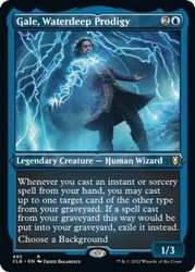 Gale, Waterdeep Prodigy (Foil Etched) - Commander Legends: Battle for Baldur's Gate #485