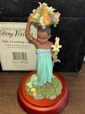 Thomas Blackshear Ebony Visions Statue The Flower Girl 37026 LE 3500 Sealed 1Ed