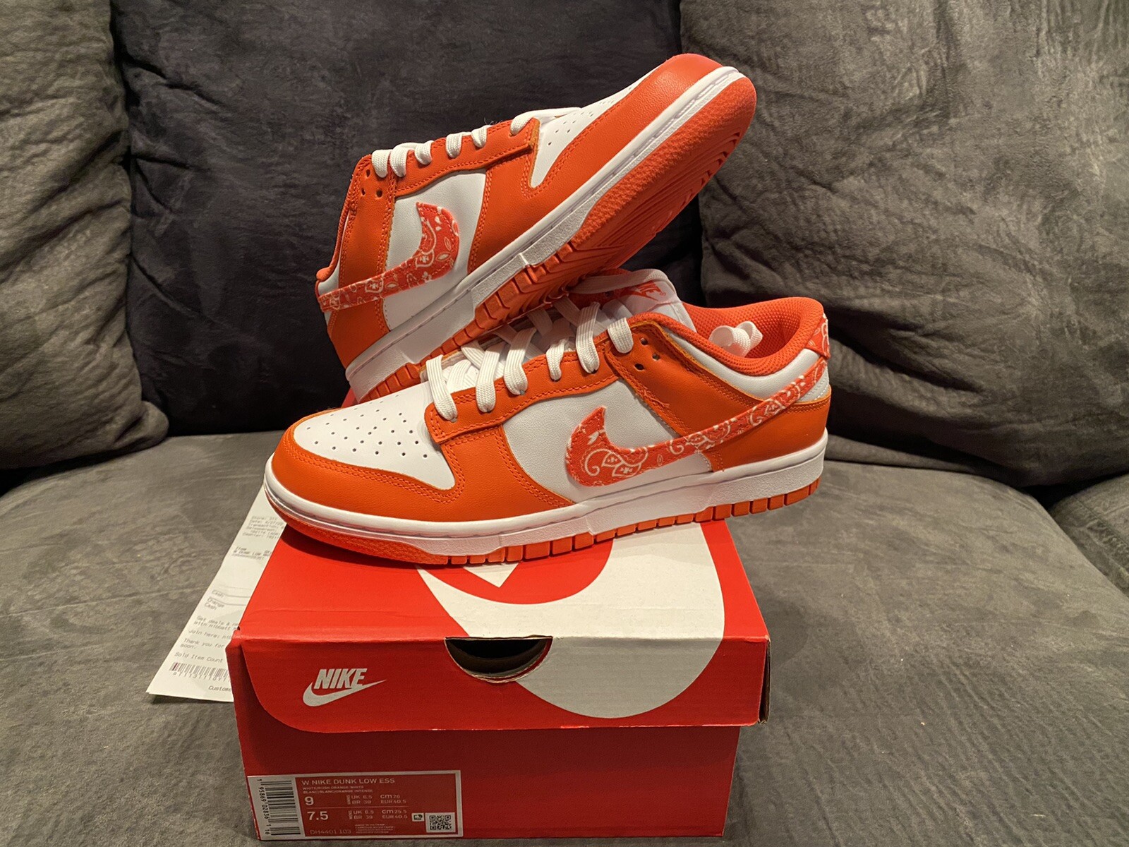 Nike Wmns Dunk Low ESS âOrange Paisleyâ - www.gitebonsamis.fr