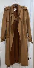 Nwt Few Moda New York Trench Coat Camel L