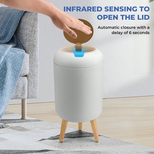 Watso-Motion Sensor Trash Can With Lid, Touchless Trash Can, Automatic Waterproo - Picture 14 of 27