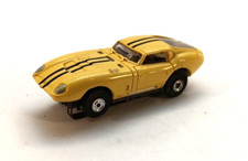Aurora Thunderjet COBRA GT - Tan/Yellow HO Slot Car 1375