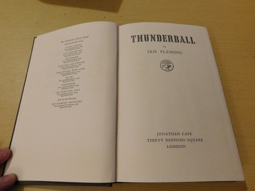 Thunderball - Ian Fleming - 1st Edition with poor dustjacket - book is good - Picture 10 of 16
