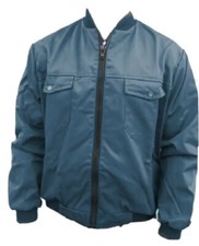 GREY WORK JACKET - DOVE GREY ZIP FRONT - LINED - DRIVERS -  BRITISH MADE - JK43