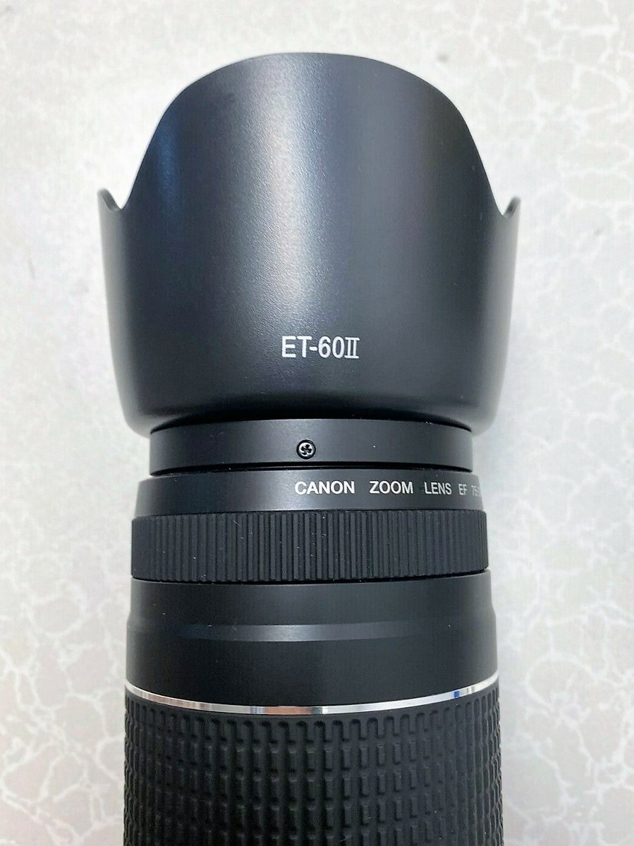 ET-60 II Lens Hood For Canon EF 75-300mm F/4-5.6 III EF-S 55-250mm