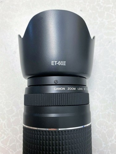 Et 60 Ii Lens Hood For Canon Ef 75 300mm F 4 5 6 Iii Ef S 55 250mm F 4 5 6 Ebay Et 60 Ii Lens Hood For Canon Ef 75 300mm F 4 5 6 Iii Ef S 55 250mm F 4 5 6 Ebay