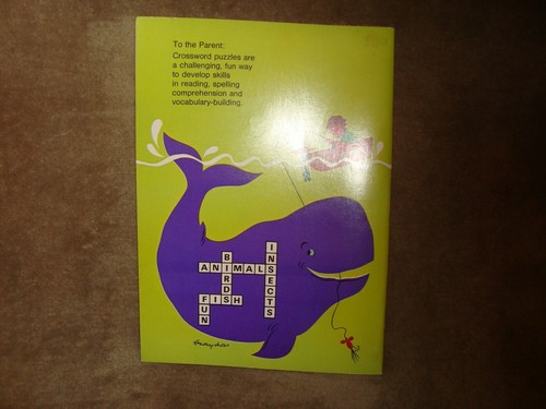 1977 Whitman #1736 Vintage Nature Crossword Puzzles grades 3-4-5 Book - Imagen 3 de 5