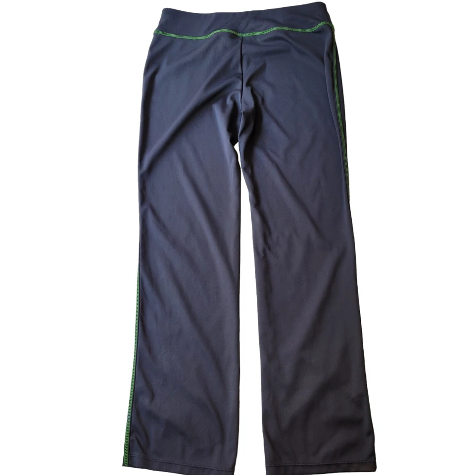 Pantalones de correr deportivos Reebok gris verde lima para niñas talla grande 12-14 ECU Foto 4 de 4