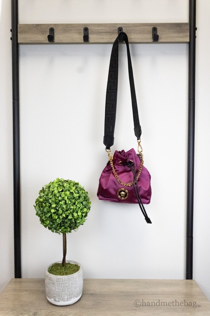 【VERSACE】今季新作/La Medusa/装飾バケットバッグ/ターコイズ レディース La Medusa ハンドバッグコレクション | ヴェルサーチ