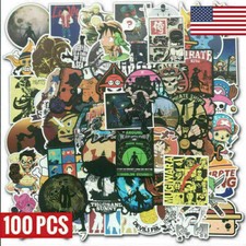 100Pcs Vinyl Anime Stickers Skateboard Laptop Luggage Decals Pack for One piece