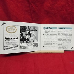 NES Nintendo Pictionary manual only no game