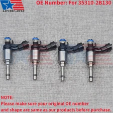 4Pcs Fuel Injectors For HYUNDAI ACCENT VELOSTER KIA RIO SOUL 1.6L 35310-2B130