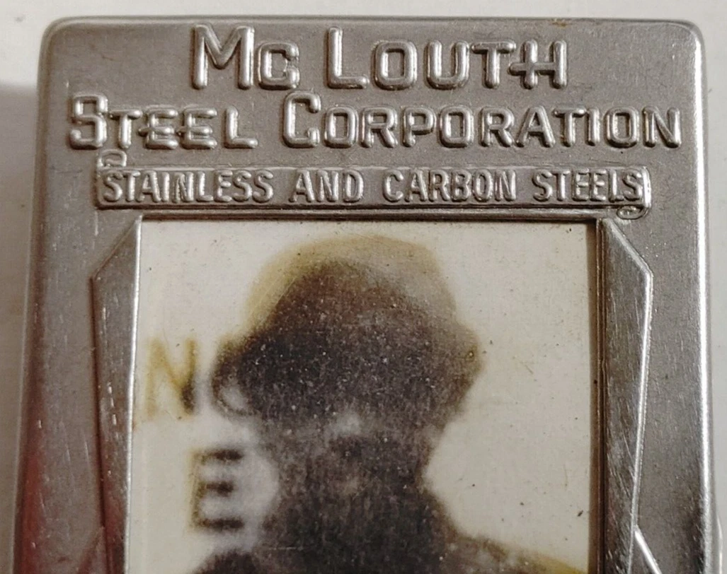 VINTAGE MCLOUTH STEEL CORPORATION EMPLOYEE BADGE STAINLESS AND CARBON STEEL{083}  | eBay
