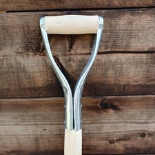 1m Replacement Wooden Shaft Type D Garden Handle Spade Fork Spade D05