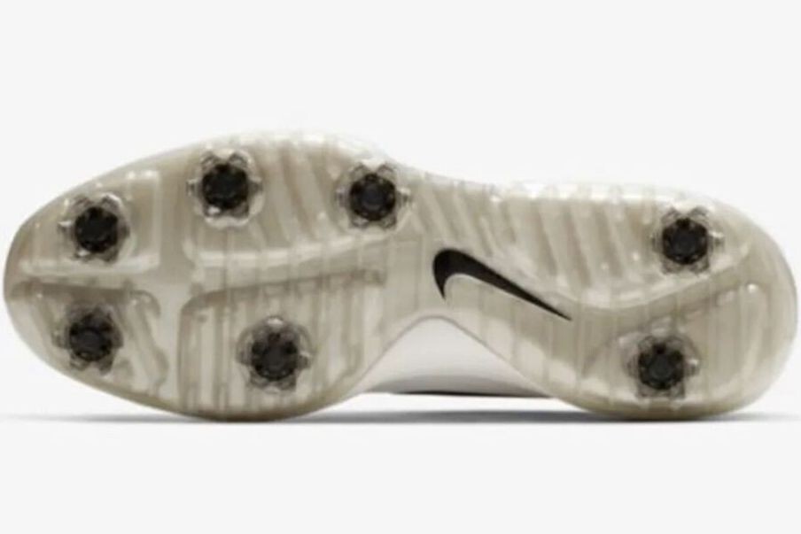 new NIKE $100 men's Roshe G Tour Golf Shoes Cleats WHITE size 10.5