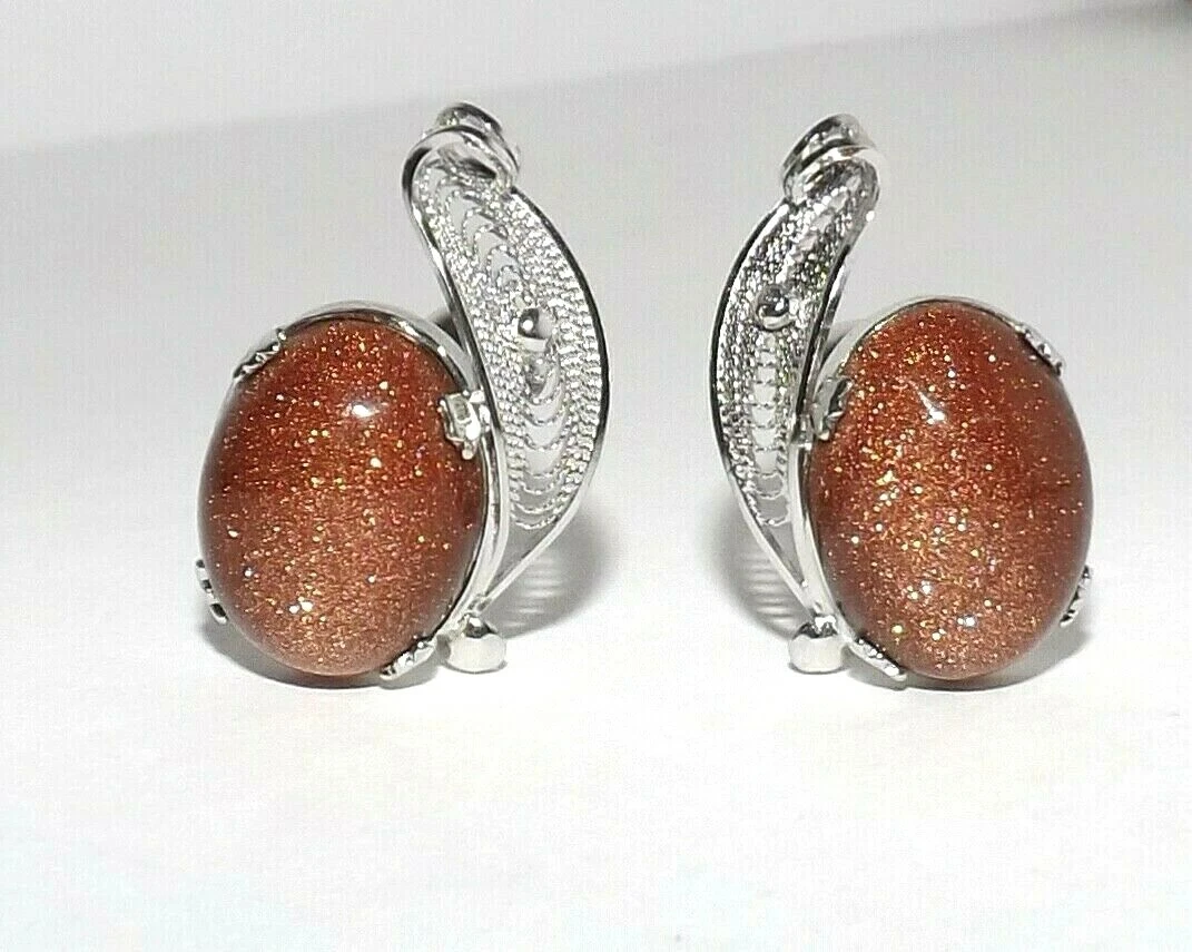 Sunstone earrings online