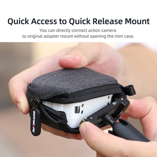 Camera Storage Bag Sports Camera Case for Insta360 GO3/Action 4/3 Cameras - Picture 4 of 16