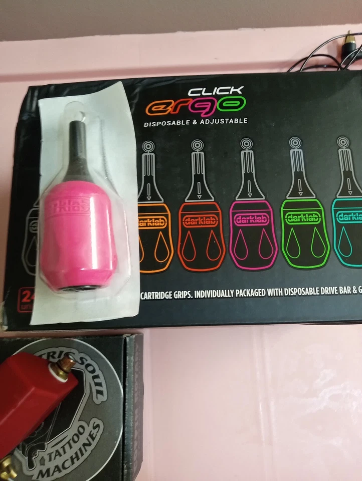 Kit de inicio de máquina de tatuaje giratoria Coffin Foto 3 de 4