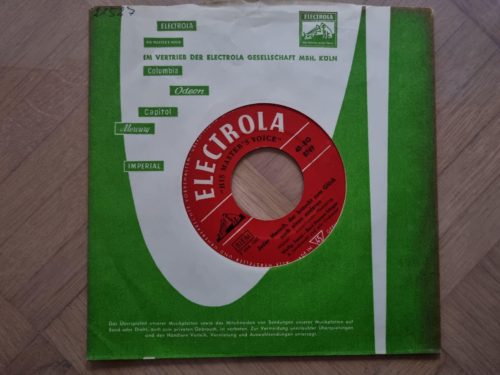7"" Single Wolfgang Sauer - Sage mir ""Auf Wiederseh'n"" Vinyl Germany