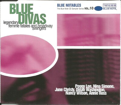BLUE DIVAS w/ NINA SIMONE Peggy Lee DINAH WASHINGTON Annie ross CD Single SEALED